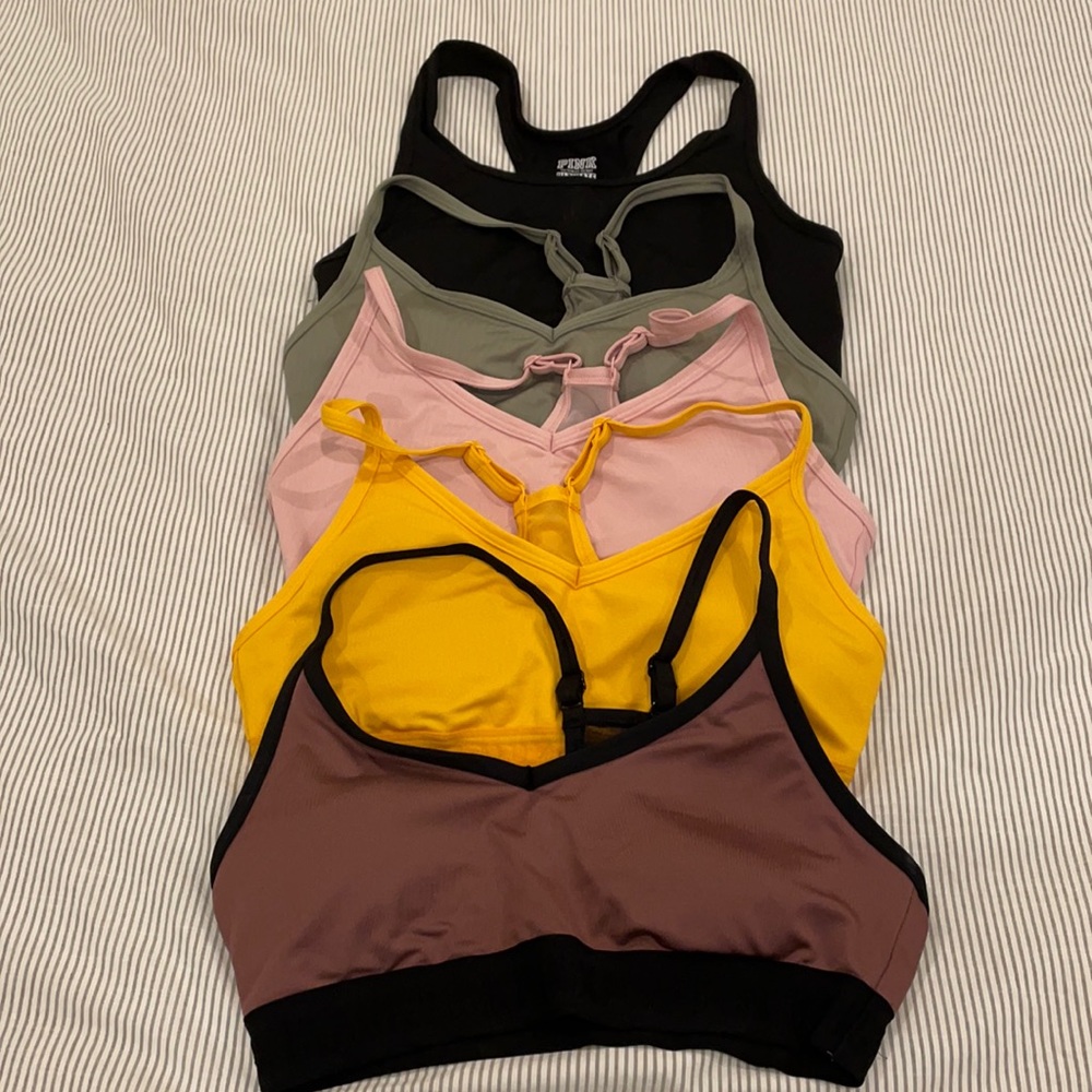PINK: Assorted Sports Bras x 5
